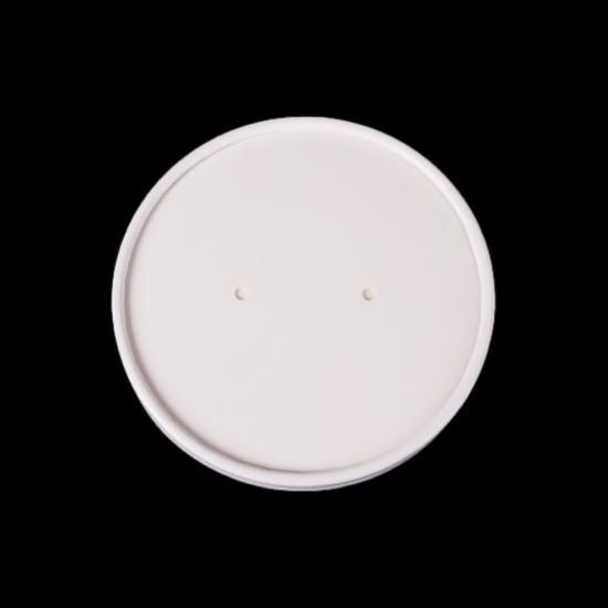 148mm white paper lid