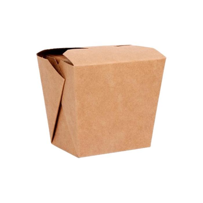 16oz square base noodle box