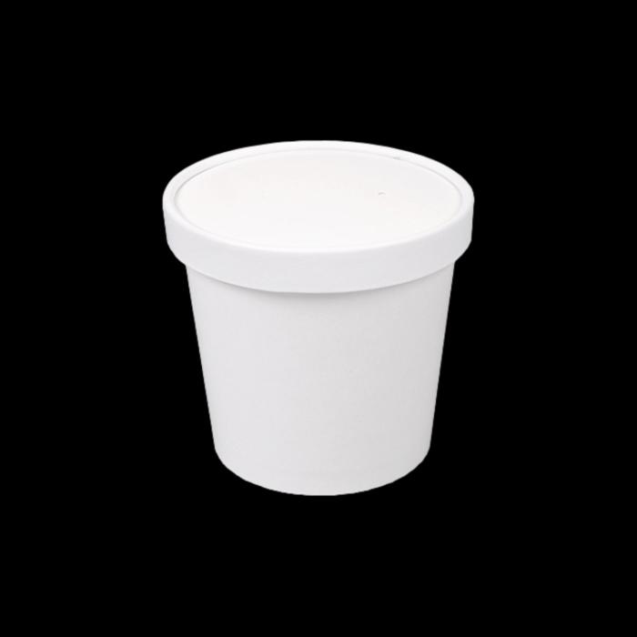 26oz white soup cup