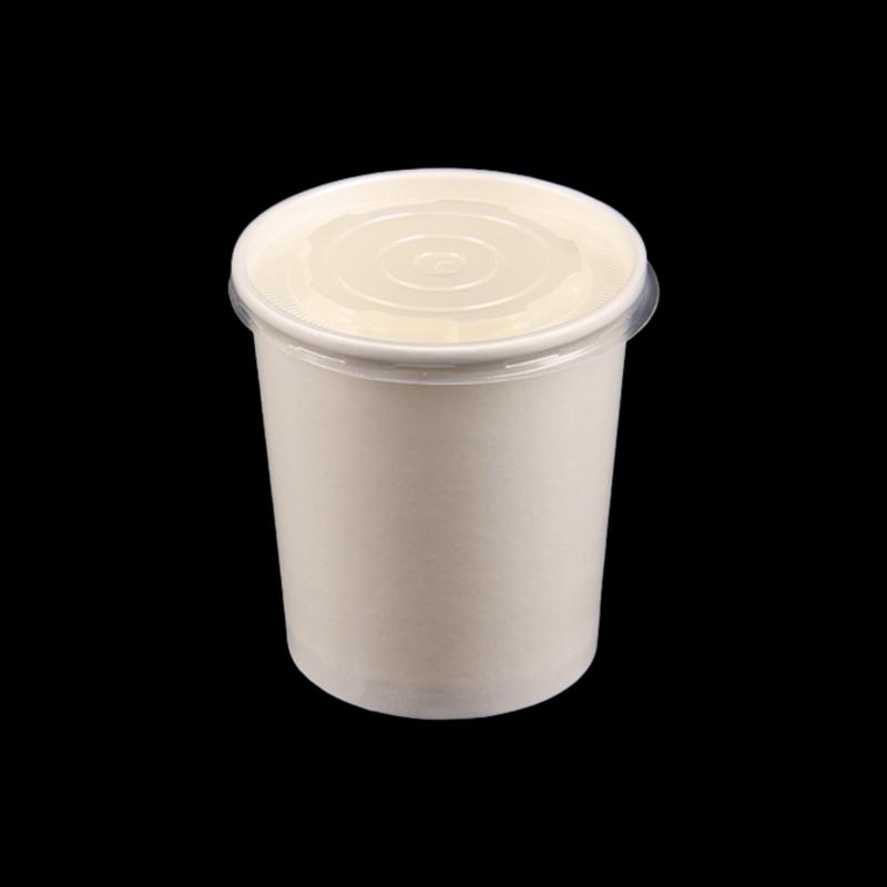 32oz white soup cup