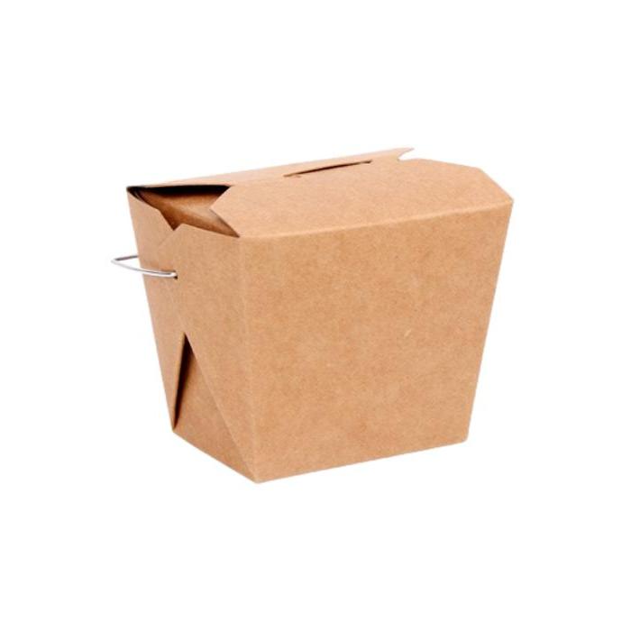 8oz square base noodle box