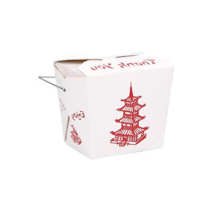 8oz square base noodle box