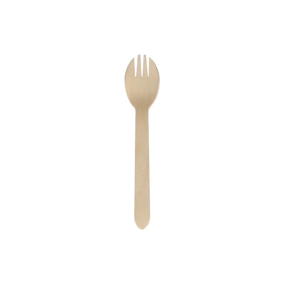160mm Wooden Spork